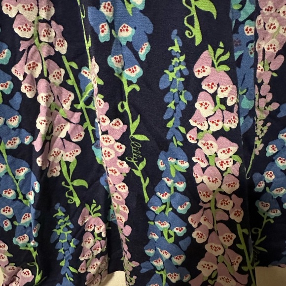 Lilly Pulitzer Dress Silk Blend Clare Floral Foxy Print style 20525 size XS - Picture 6 of 8